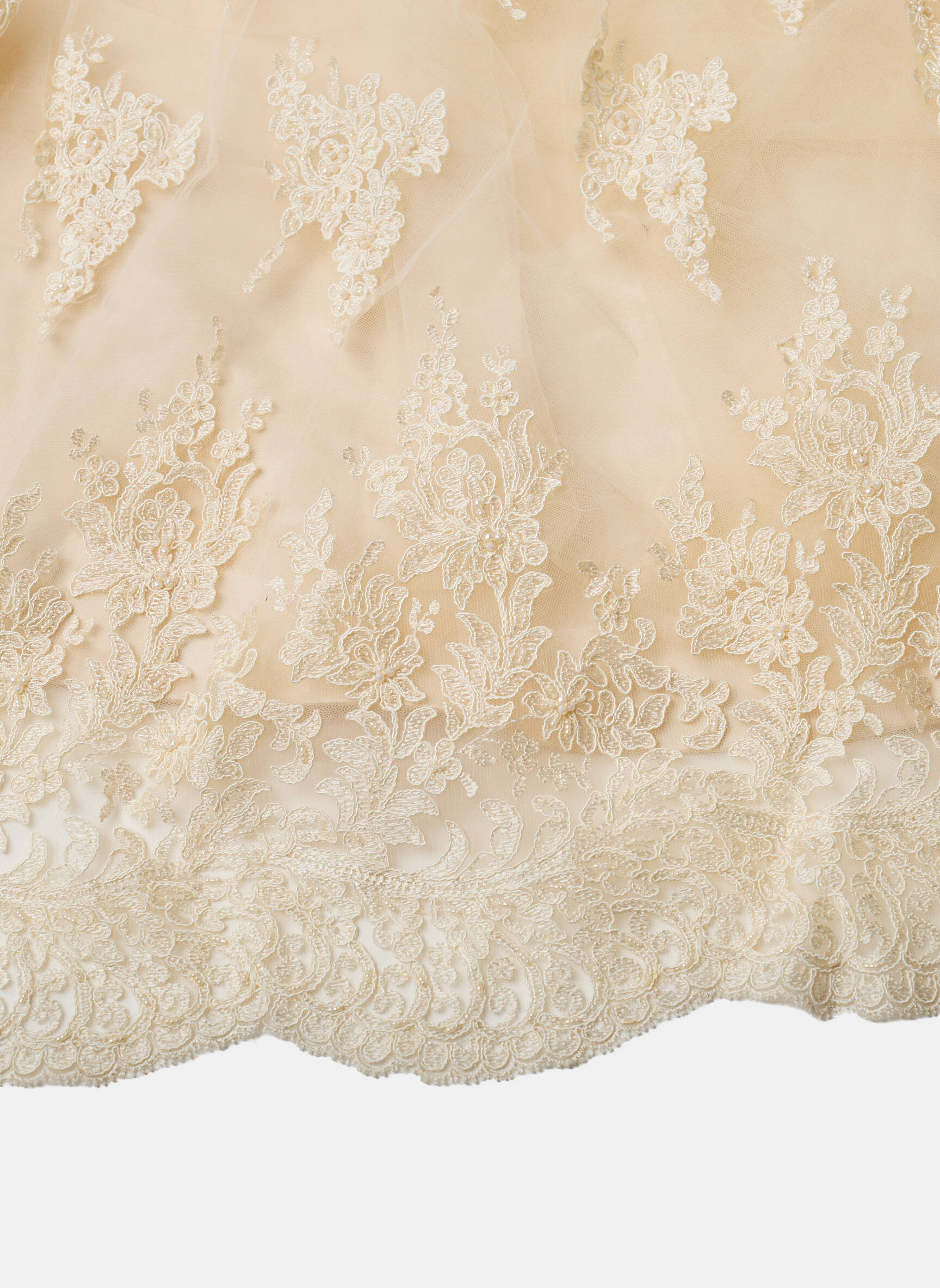 Rochie de mireasă fără mâneci fără mâneci bej PRONUPTIA femeie