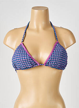 Sutien de costum de baie elasticitate sutien cu susținere înaltă și burete detașabil violet LA NOUVELLE femeie