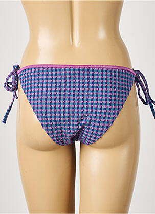 Chiloți de baie efect material satinat bikini violet LA NOUVELLE femeie