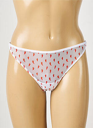 Tanga elasticitate alb LA NOUVELLE femeie