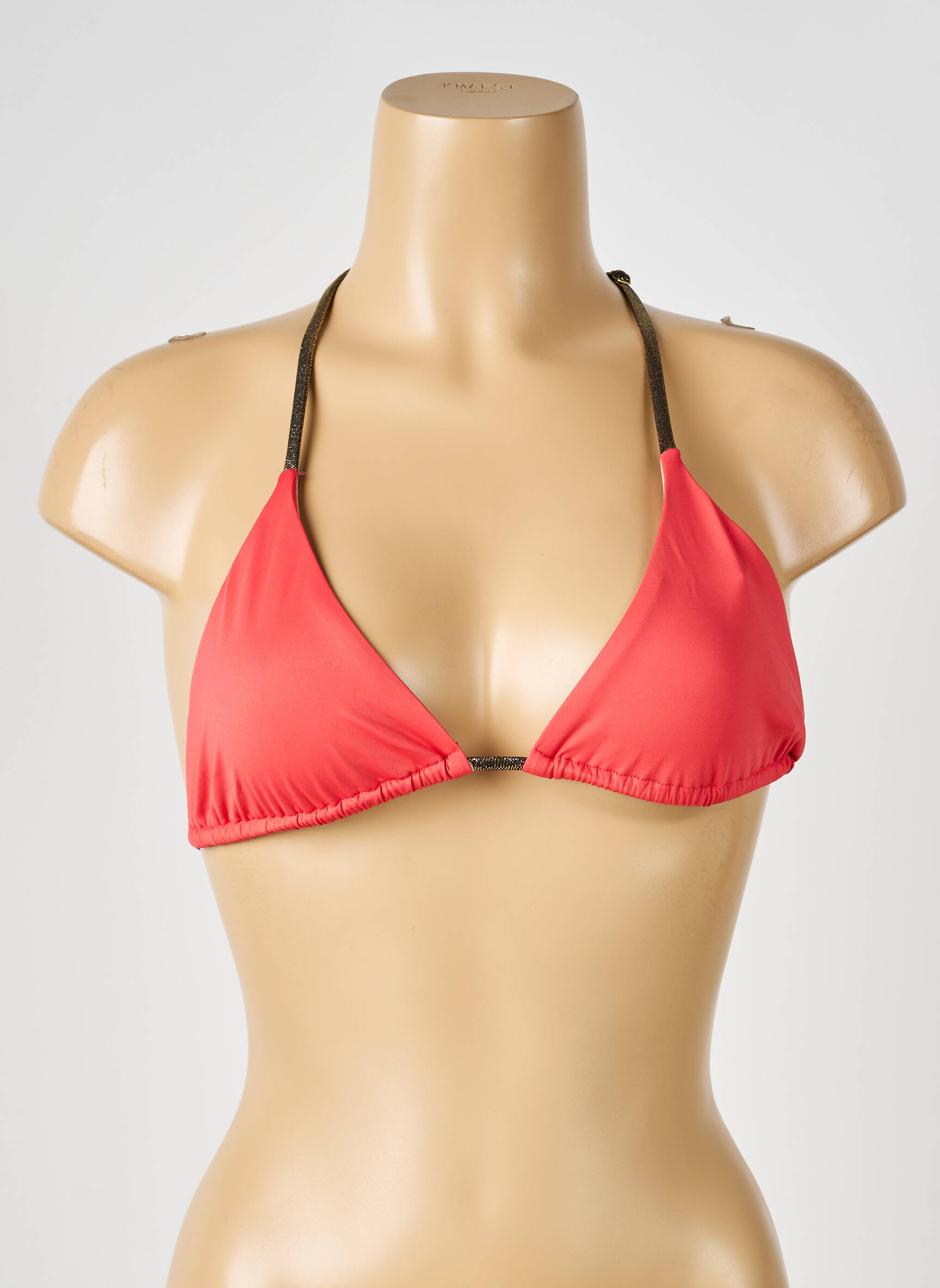 Sutien de costum de baie elasticitate sutien balconet cu decolteu înalt portocalie BELIZA femeie