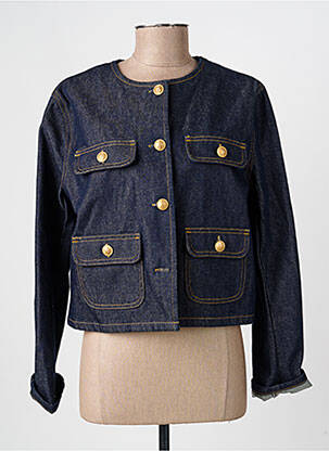 Jachete casual guler rotund albastru VANESSA BRUNO femeie