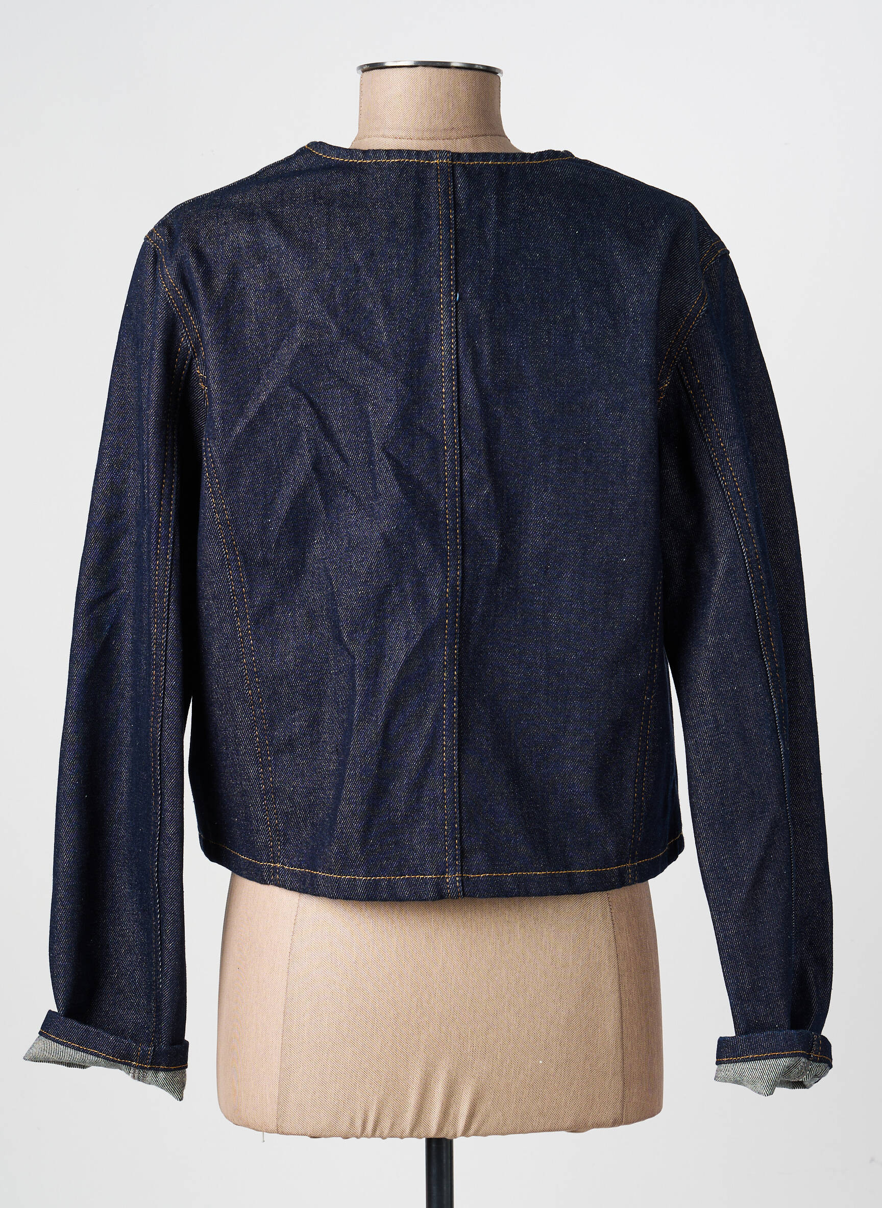 Jachete casual guler rotund albastru VANESSA BRUNO femeie