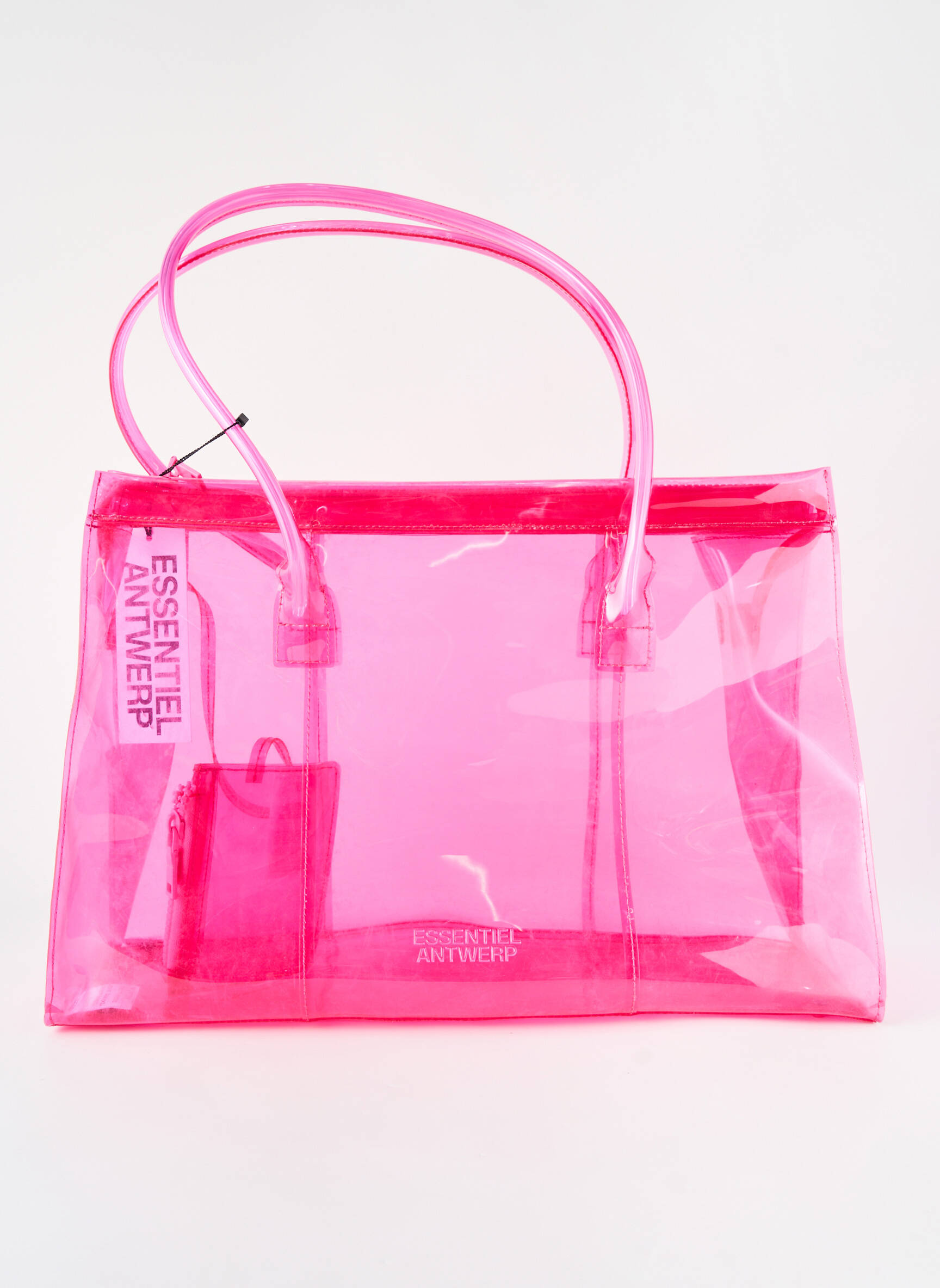 Geantă închidere cu fermoar formă de geantă shopper roz ESSENTIEL ANTWERP femeie