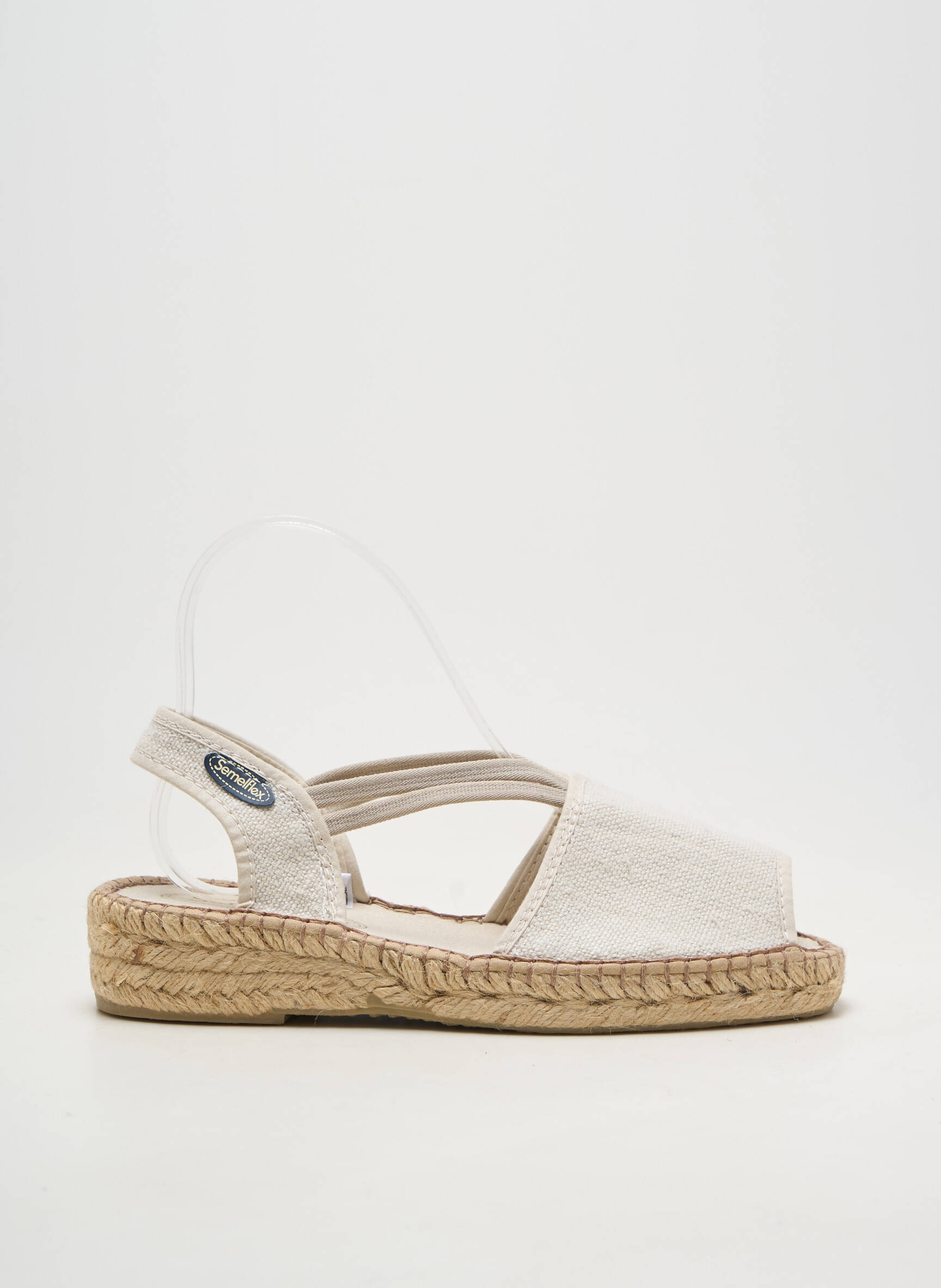 Espadrile toc plat până la 3 cm gri SEMELFLEX femeie