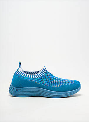 Adidași vârf rotund toc plat până la 3 cm albastru ALTEX femeie