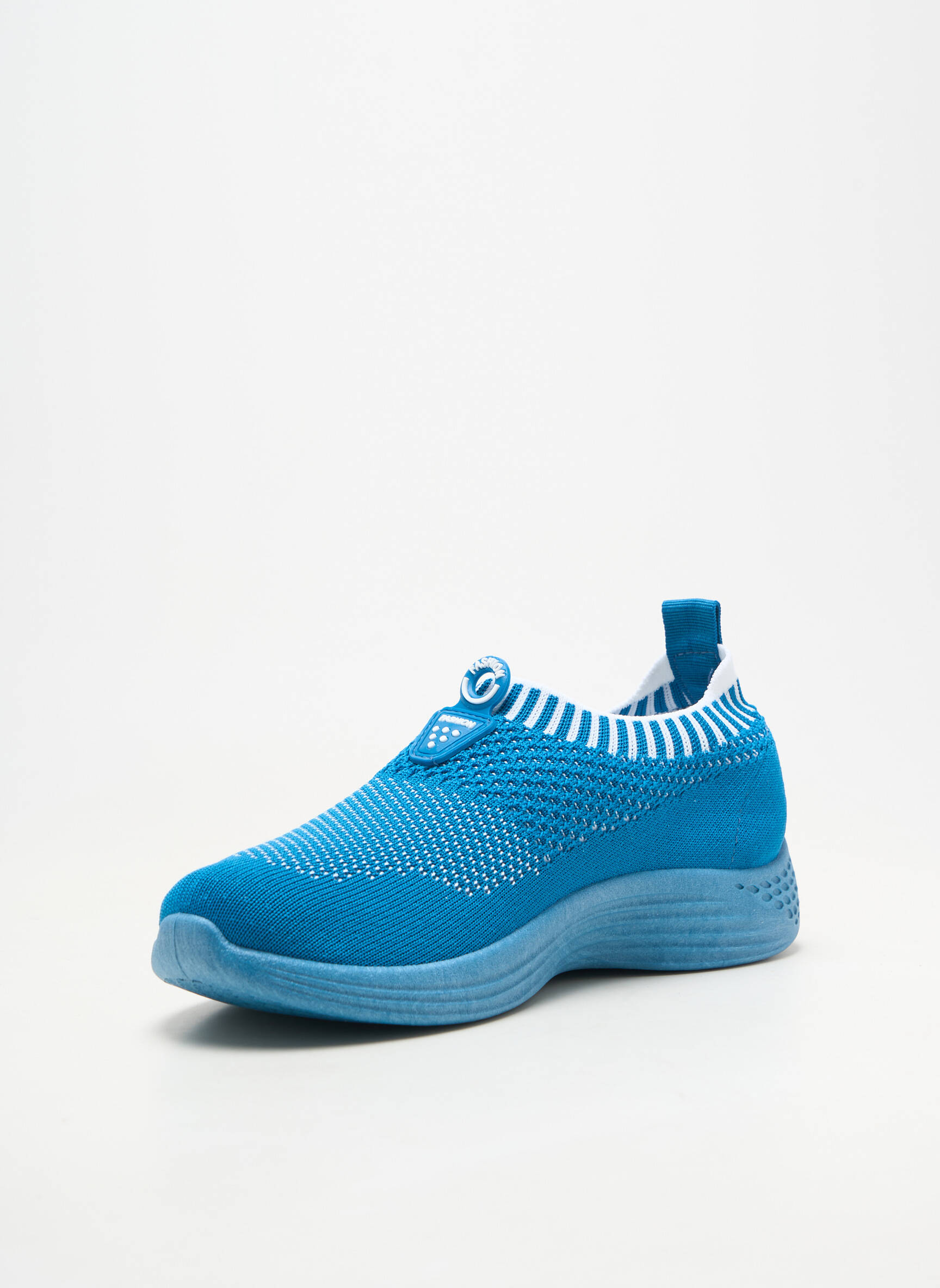 Adidași vârf rotund toc plat până la 3 cm albastru ALTEX femeie