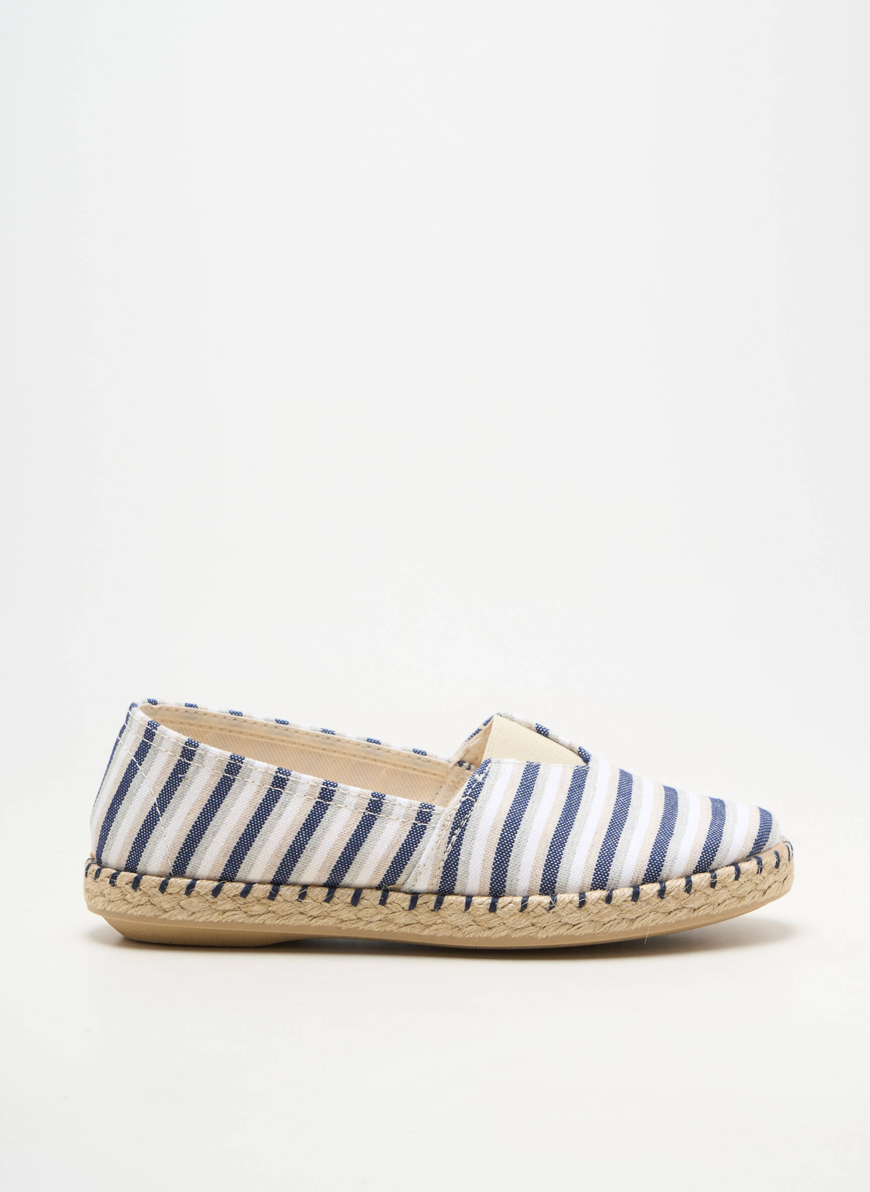 Espadrile vârf rotund toc plat până la 3 cm albastru SOIR ET MATIN femeie