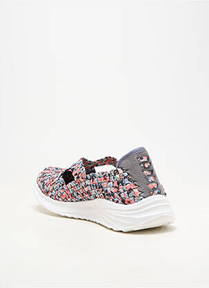 Adidași vârf rotund toc plat până la 3 cm gri ROCK SPRING femeie