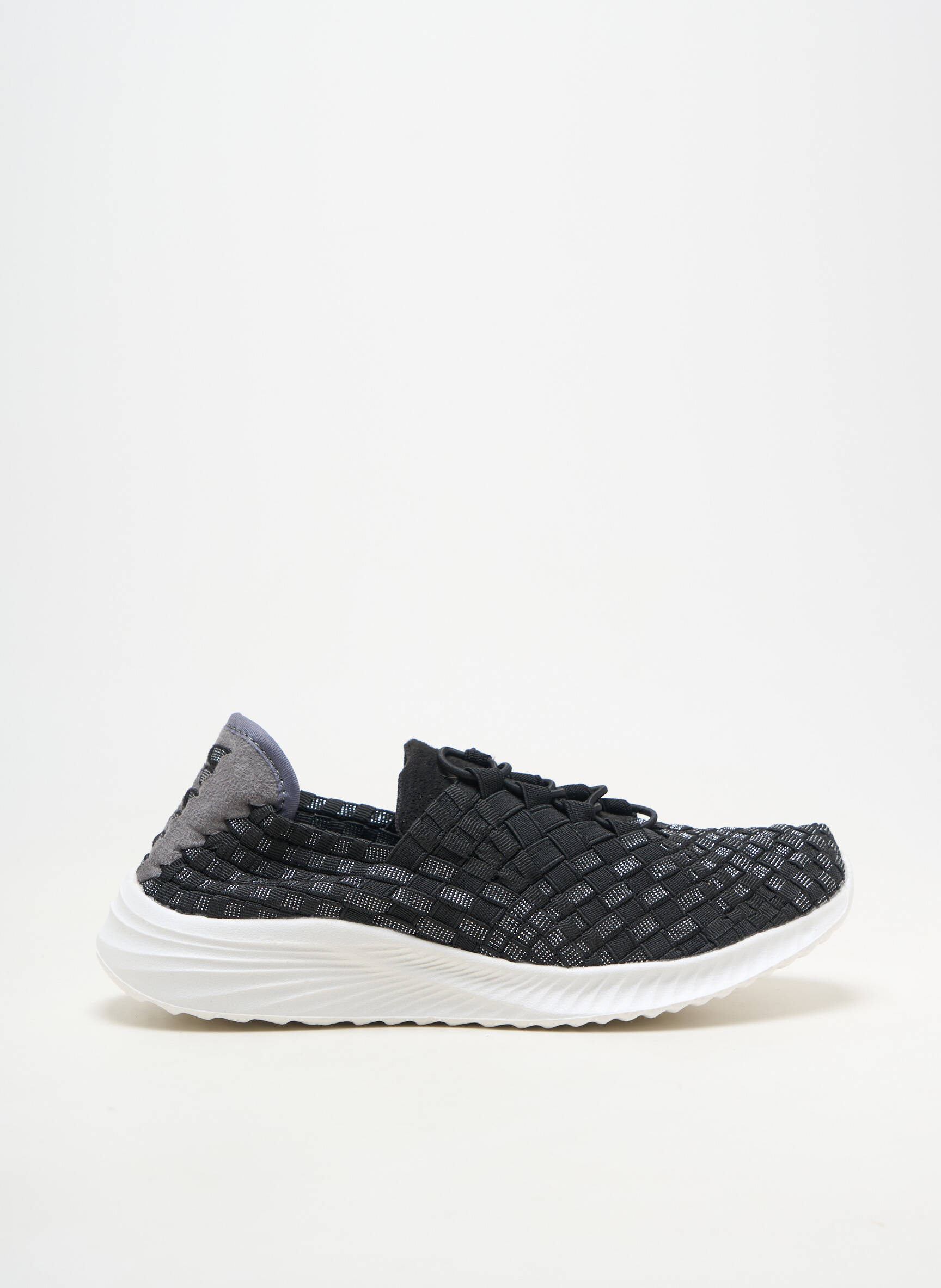 Adidași închidere elastică toc plat până la 3 cm negru ROCK SPRING femeie
