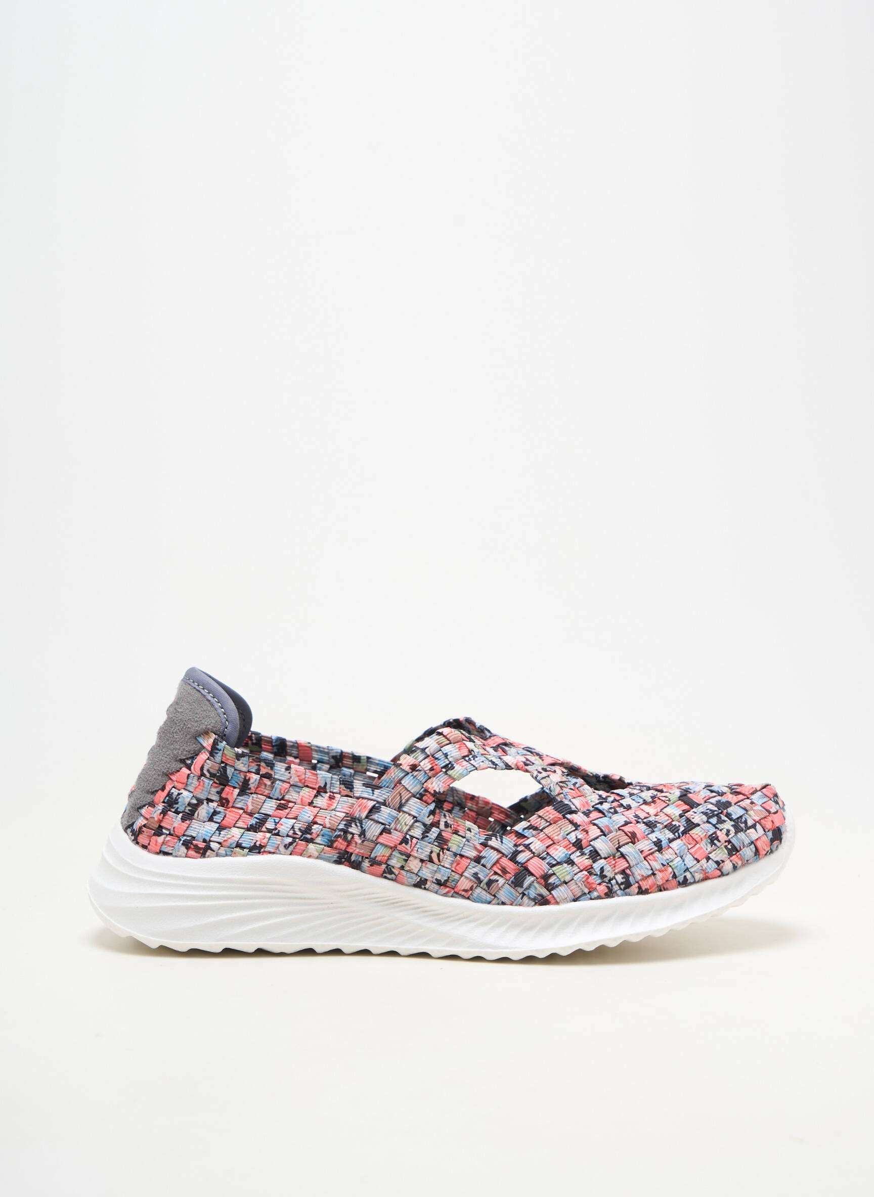 Adidași vârf rotund toc plat până la 3 cm gri ROCK SPRING femeie