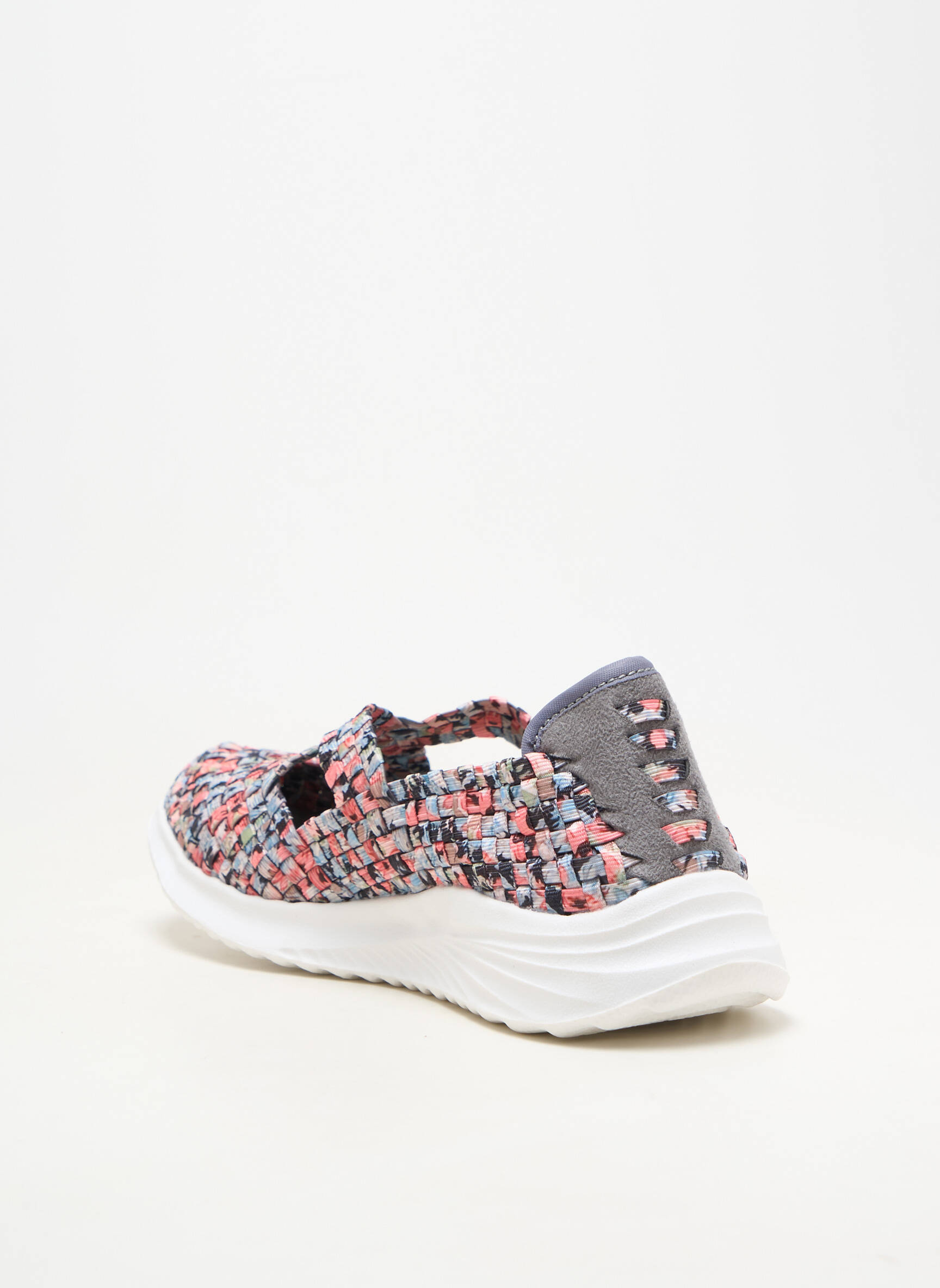 Adidași vârf rotund toc plat până la 3 cm gri ROCK SPRING femeie
