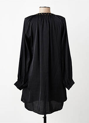Rochie scurtă mâneci lungi mâneci lungi negru SEE U SOON femeie