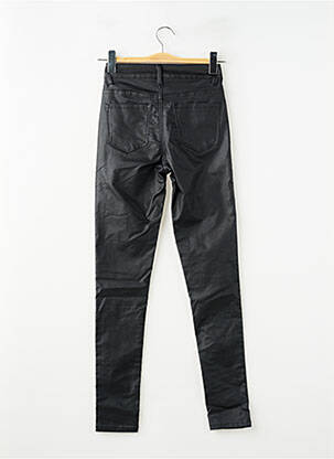 Pantalon slim talie înaltă talie înaltă negru IDODO femeie