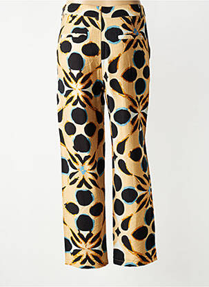 Pantalon drept țesătură crep mărime normală bej SEE U SOON femeie