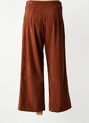 Pantalon 7/8 elasticitate mărime normală maro HIPPOCAMPE femeie