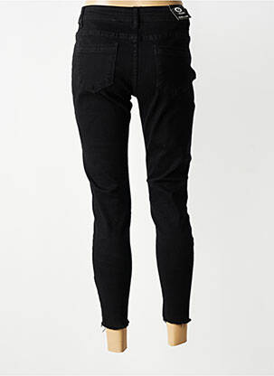 Blugi skinny talie înaltă talie înaltă negru IDODO femeie