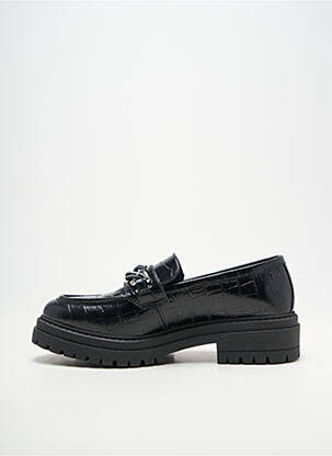 Mocasini material neted toc de 4 la 6 cm negru NERO GIARDINI femeie