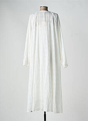 Rochie lungă mâneci lungi mâneci lungi alb SUNCOO femeie