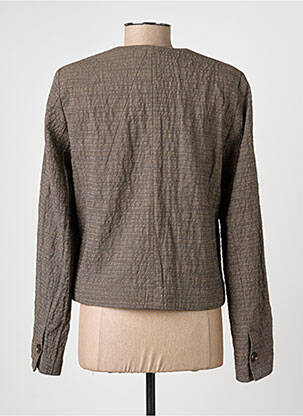 Jachete elegante buzunare maro MKT STUDIO femeie