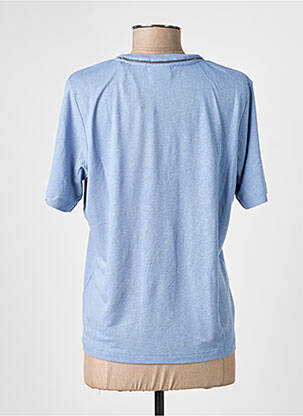 Tricou croială dreaptă mâneci scurte albastru SCOTCH & SODA femeie