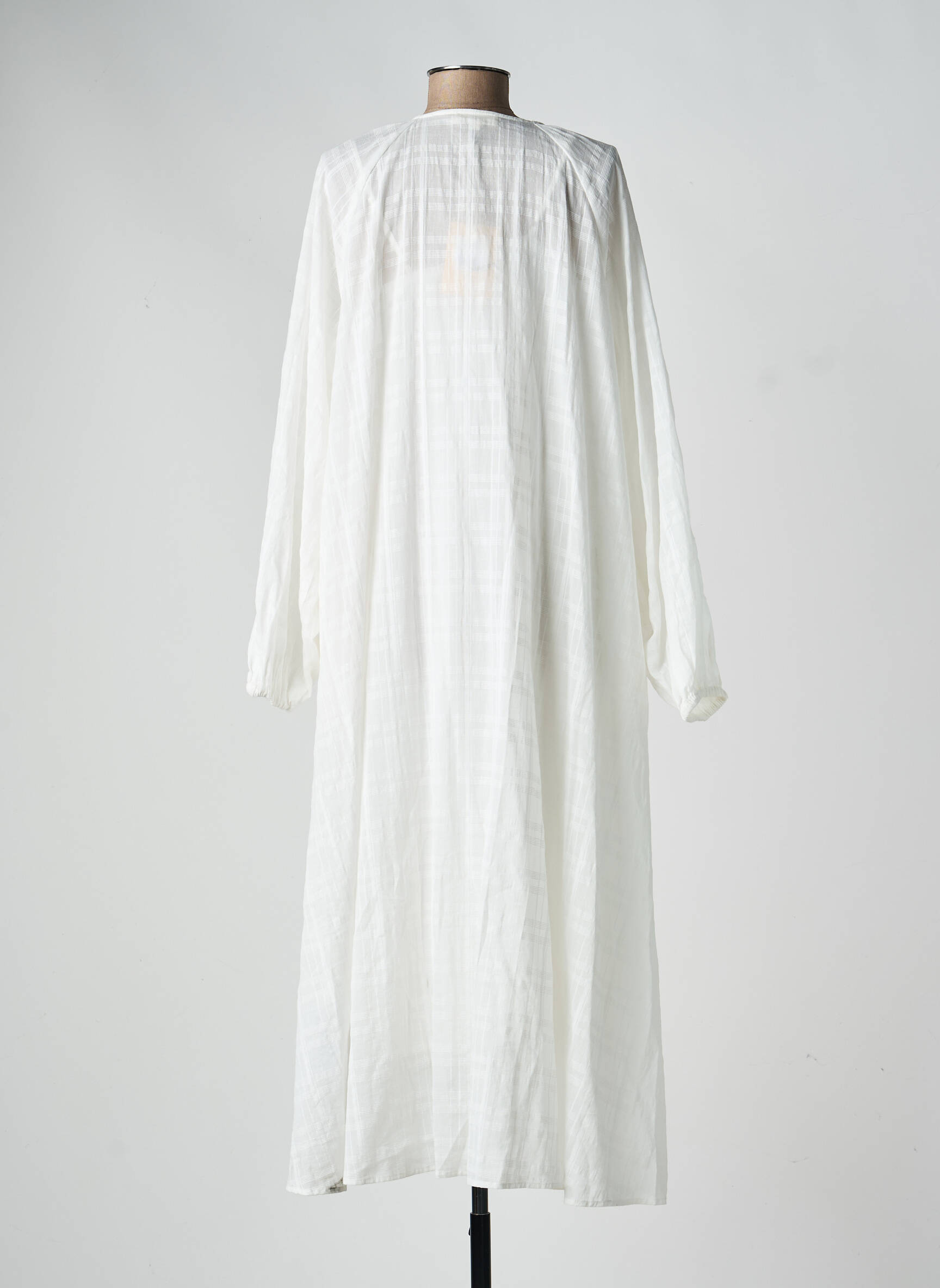 Rochie lungă mâneci lungi mâneci lungi alb SUNCOO femeie