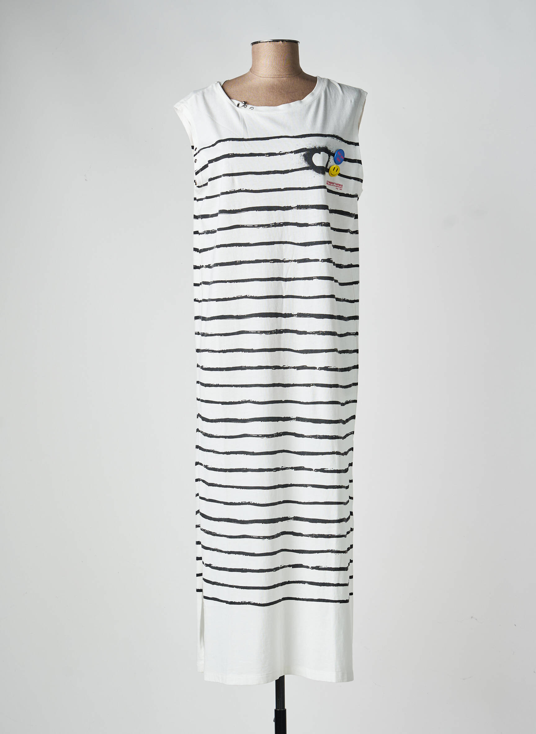 Rochie lungă fără mâneci fără mâneci negru FREEMAN T.PORTER femeie