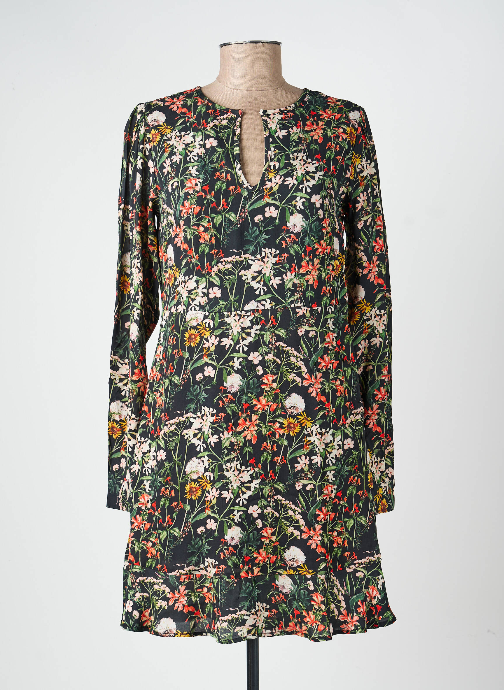 Rochie scurtă mâneci lungi mâneci lungi negru SCOTCH & SODA femeie