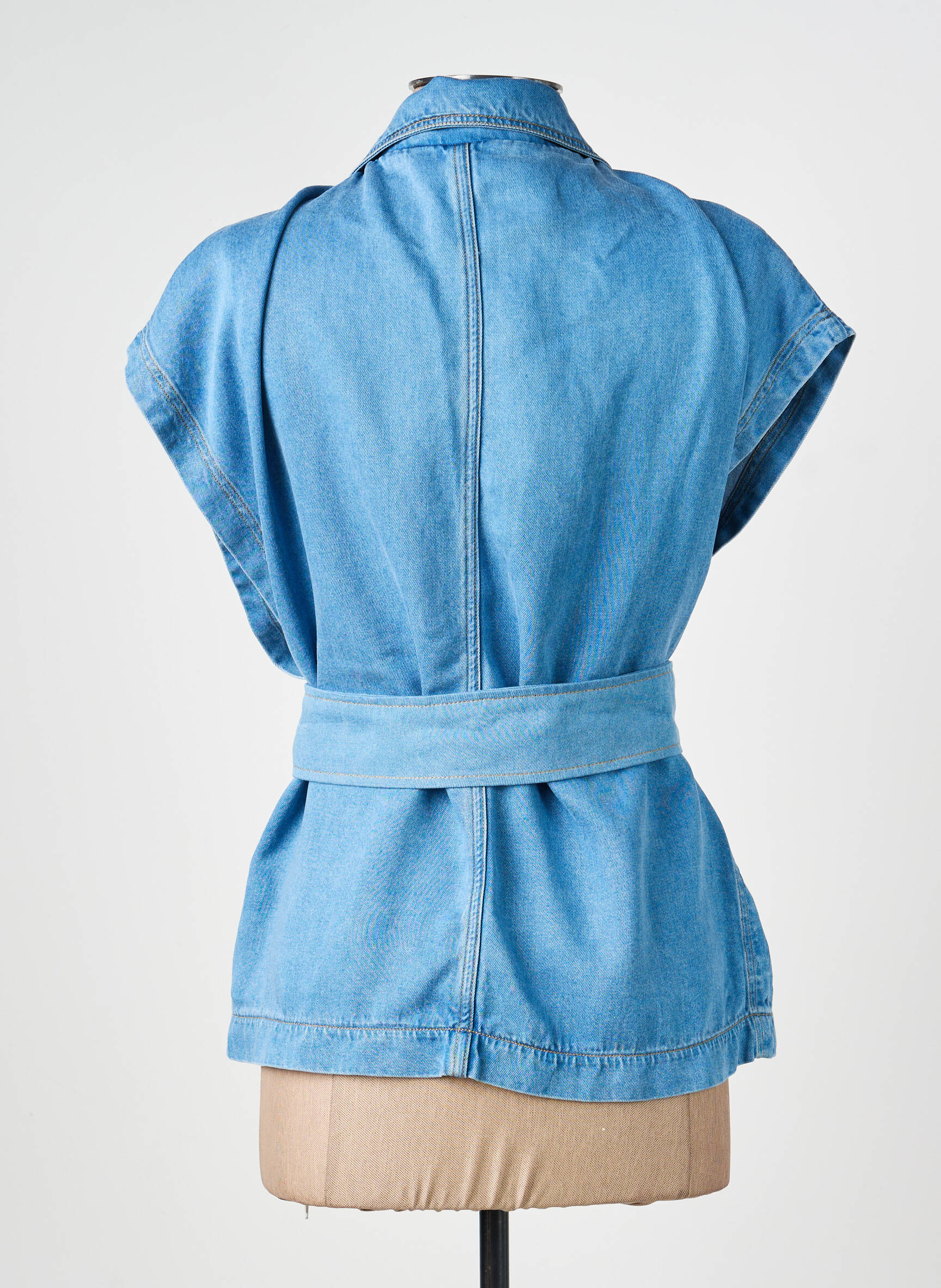 Jachete casual guler tip costum albastru SACRÉCOEUR femeie
