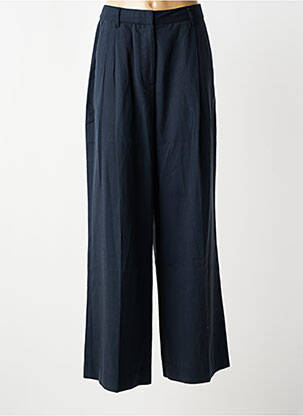 Pantalon larg țesătură crep talie înaltă albastru SCOTCH & SODA femeie