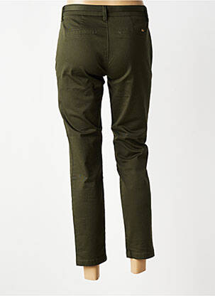Pantalon 7/8 talie cu cleme mărime normală verde FREEMAN T.PORTER femeie