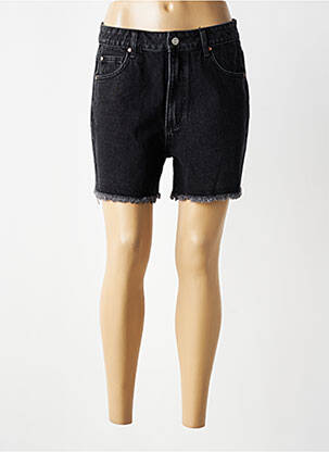 Șort țesătură denim talie înaltă negru MKT STUDIO femeie