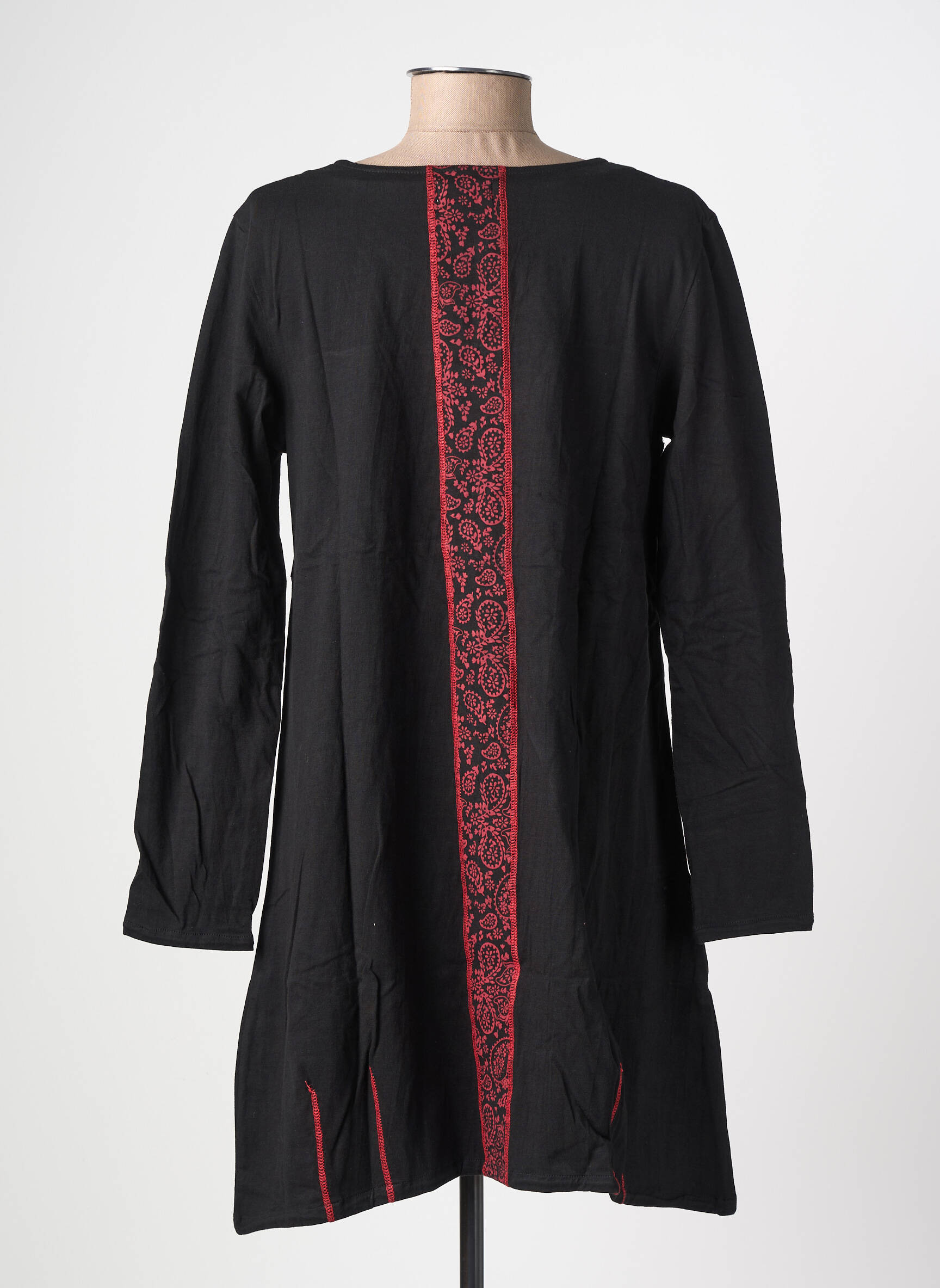 Rochie scurtă mâneci lungi mâneci lungi negru SINOE BY BAMBOO'S femeie