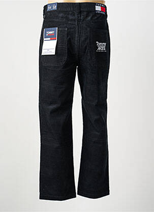 Pantalon drept elasticitate mărime normală negru TOMMY HILFIGER bărbat