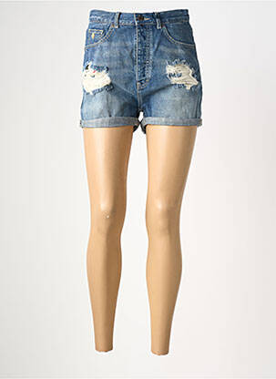 Șort țesătură denim talie înaltă albastru SCOTCH & SODA femeie
