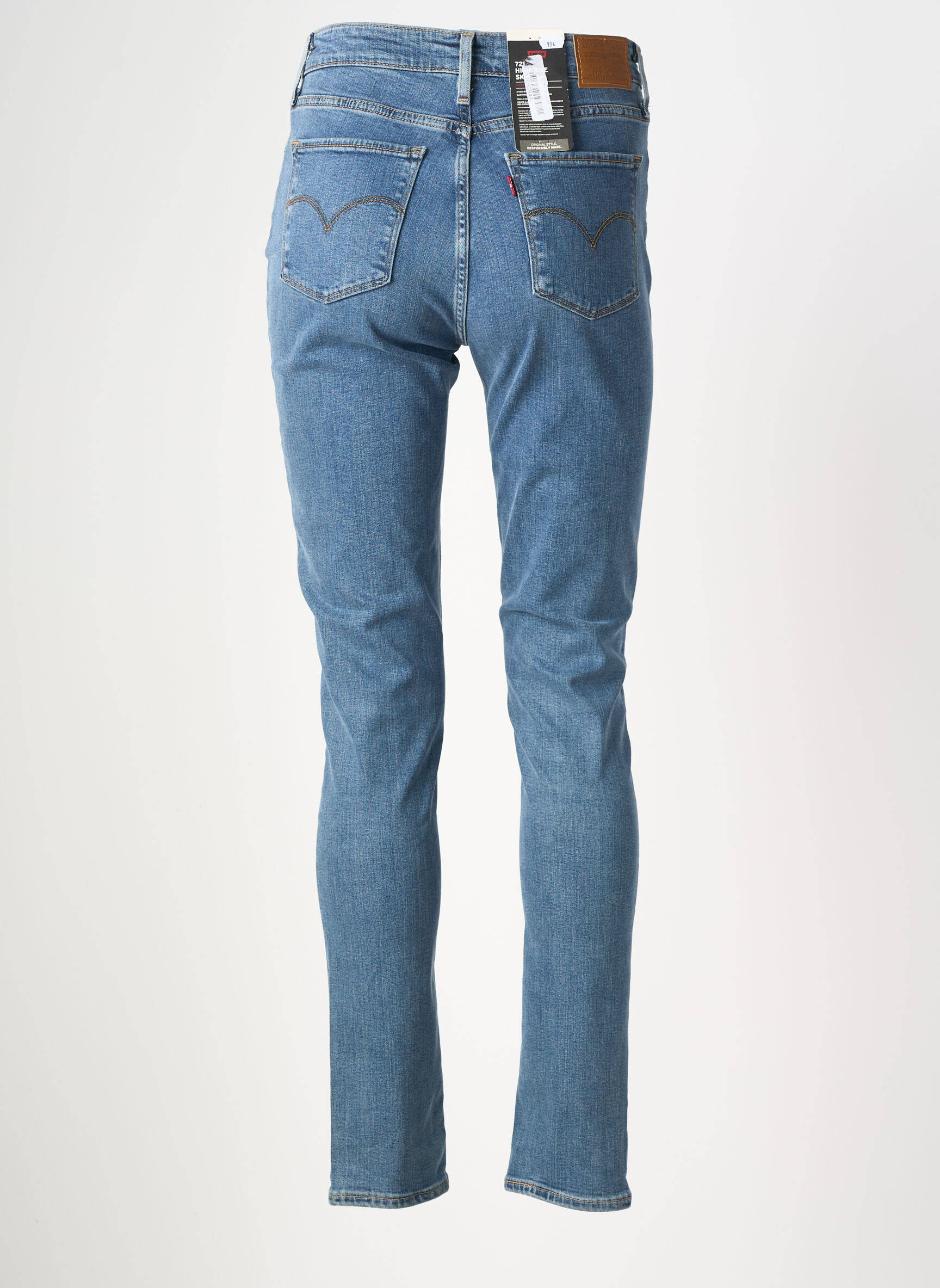 Blugi skinny talie înaltă talie înaltă albastru LEVI'S femeie