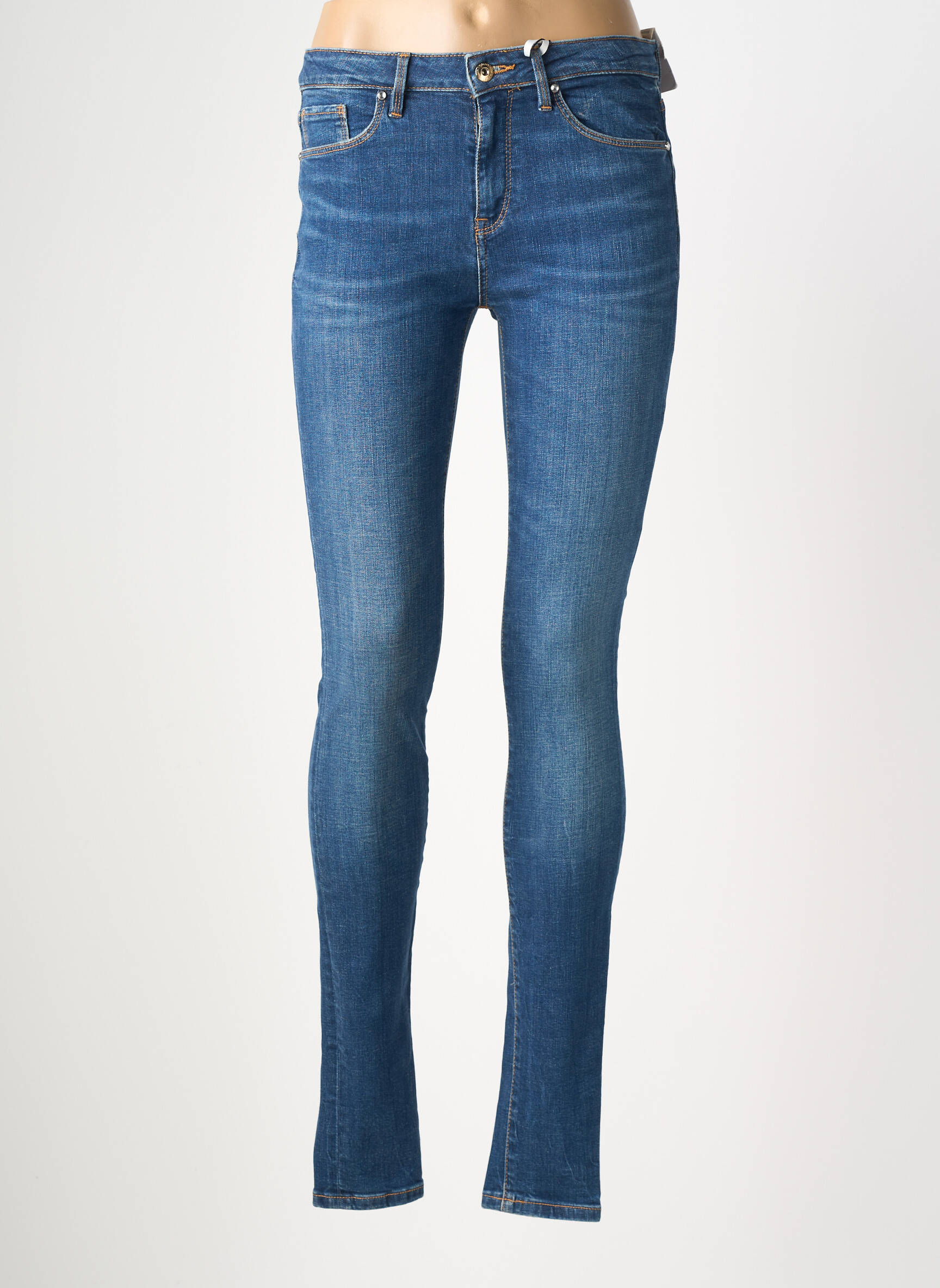 Blugi skinny mărime normală mărime normală albastru TOMMY HILFIGER femeie