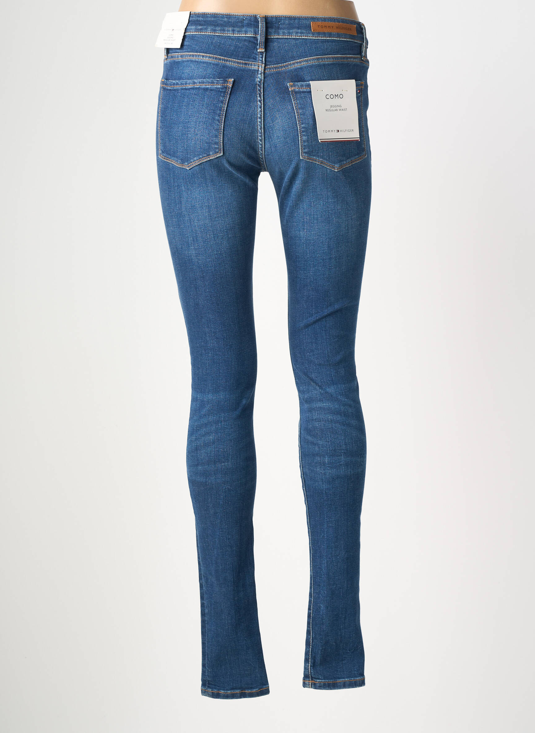 Blugi skinny mărime normală mărime normală albastru TOMMY HILFIGER femeie
