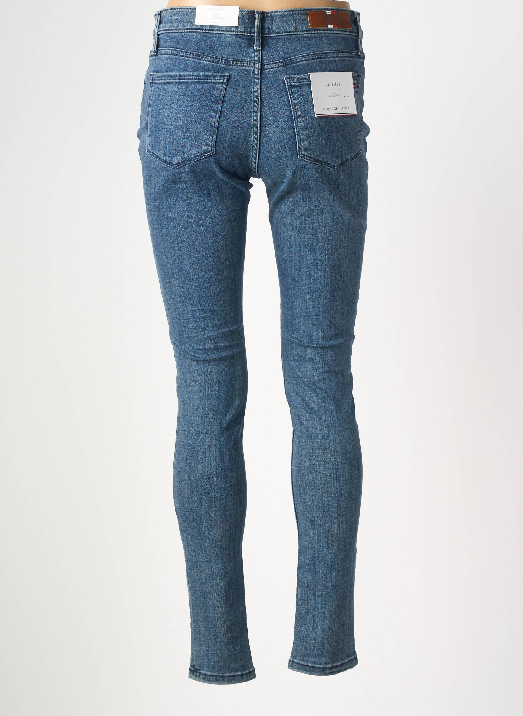 Blugi skinny talie înaltă talie înaltă albastru TOMMY HILFIGER femeie