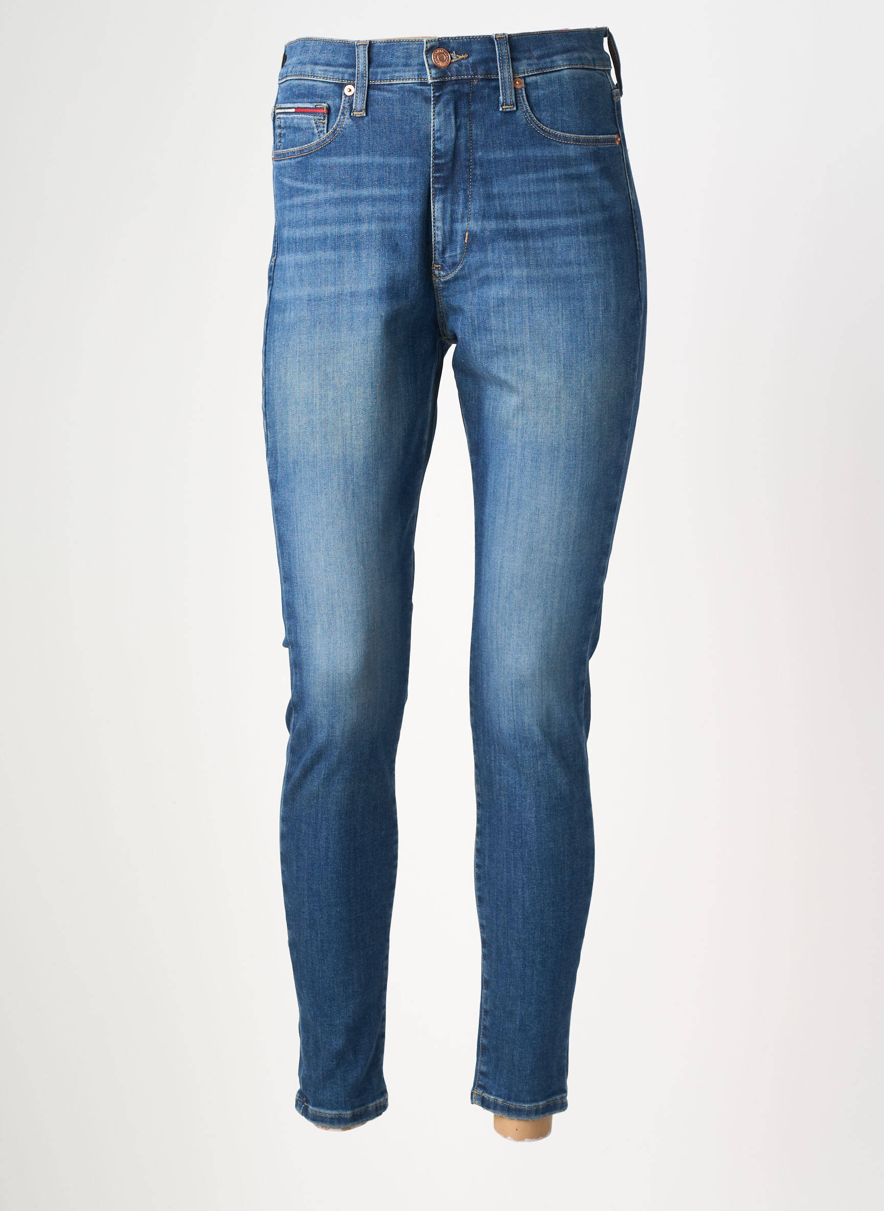 Blugi skinny talie înaltă talie înaltă albastru TOMMY HILFIGER femeie