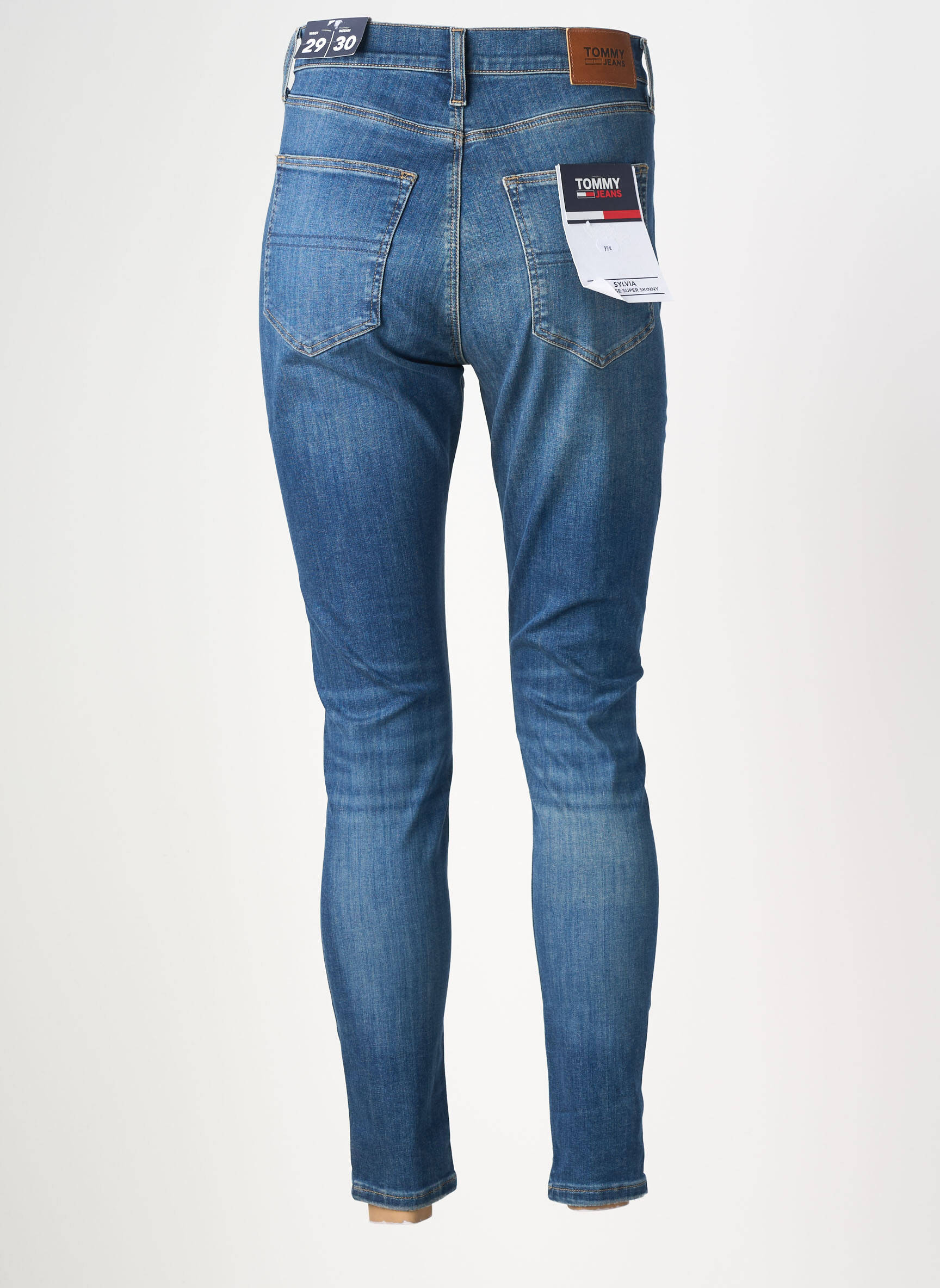 Blugi skinny talie înaltă talie înaltă albastru TOMMY HILFIGER femeie