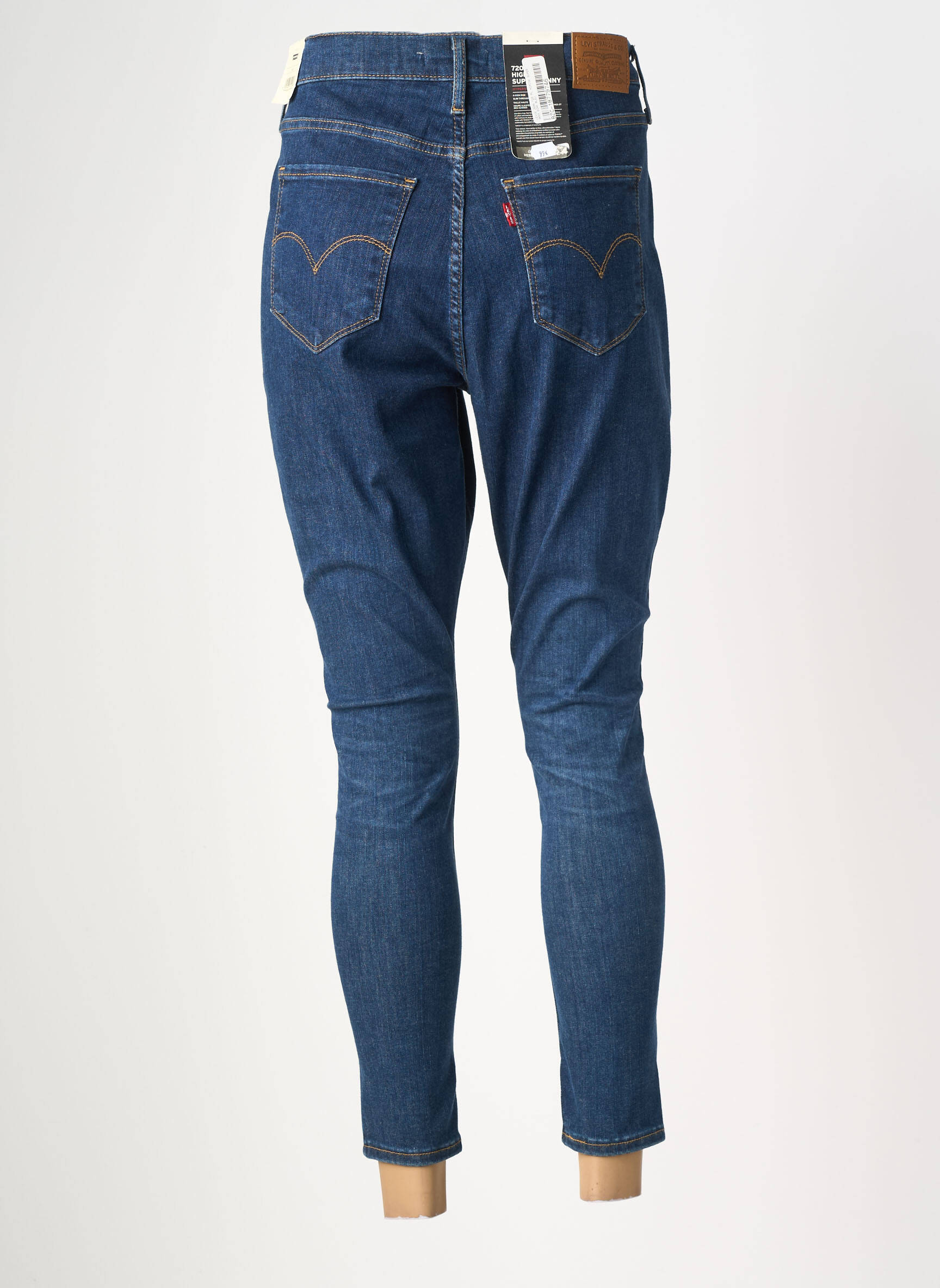 Blugi skinny talie înaltă talie înaltă albastru LEVI'S femeie