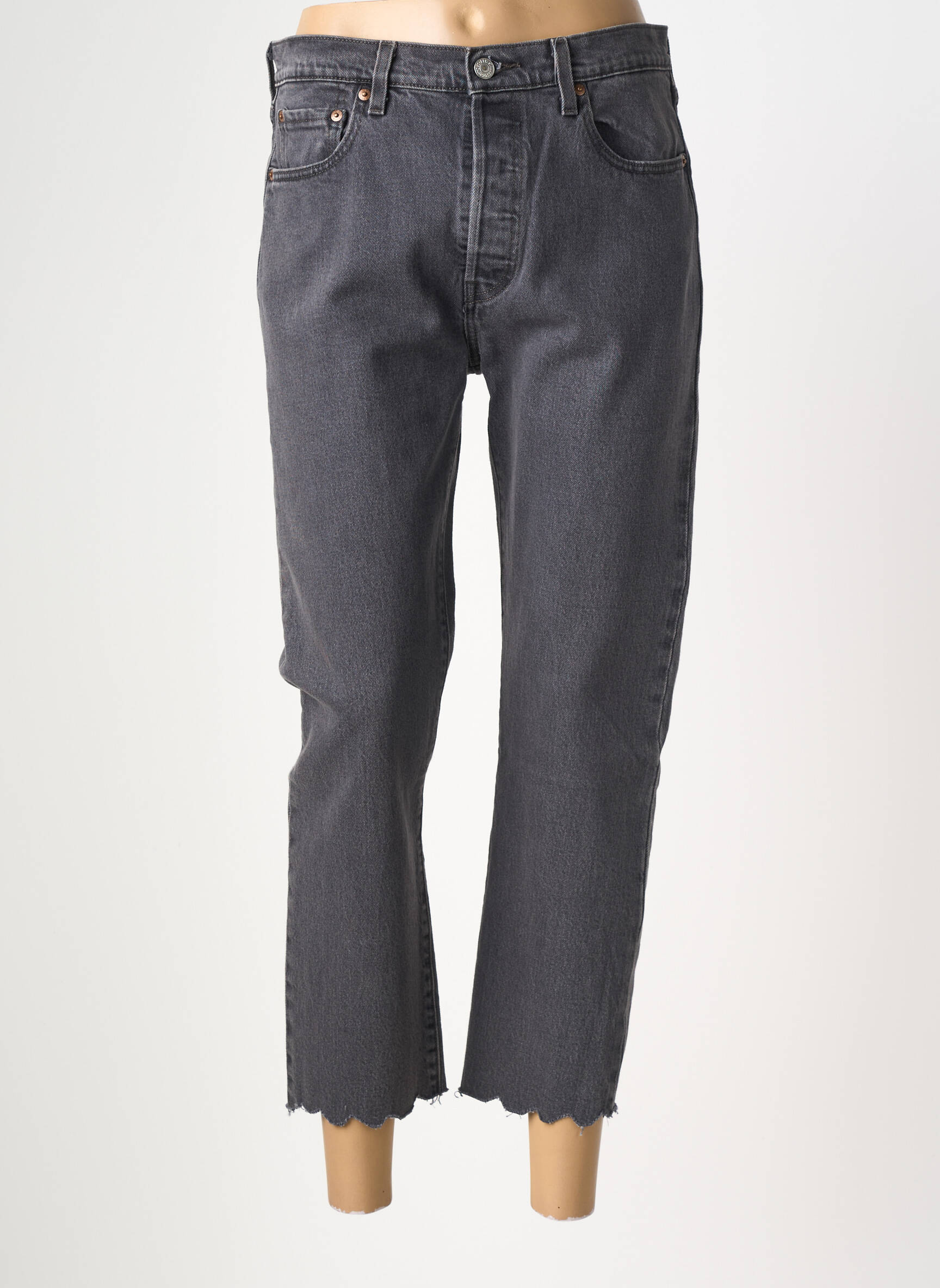 Blugi cu croială dreaptă elasticitate mărime normală negru LEVI'S femeie