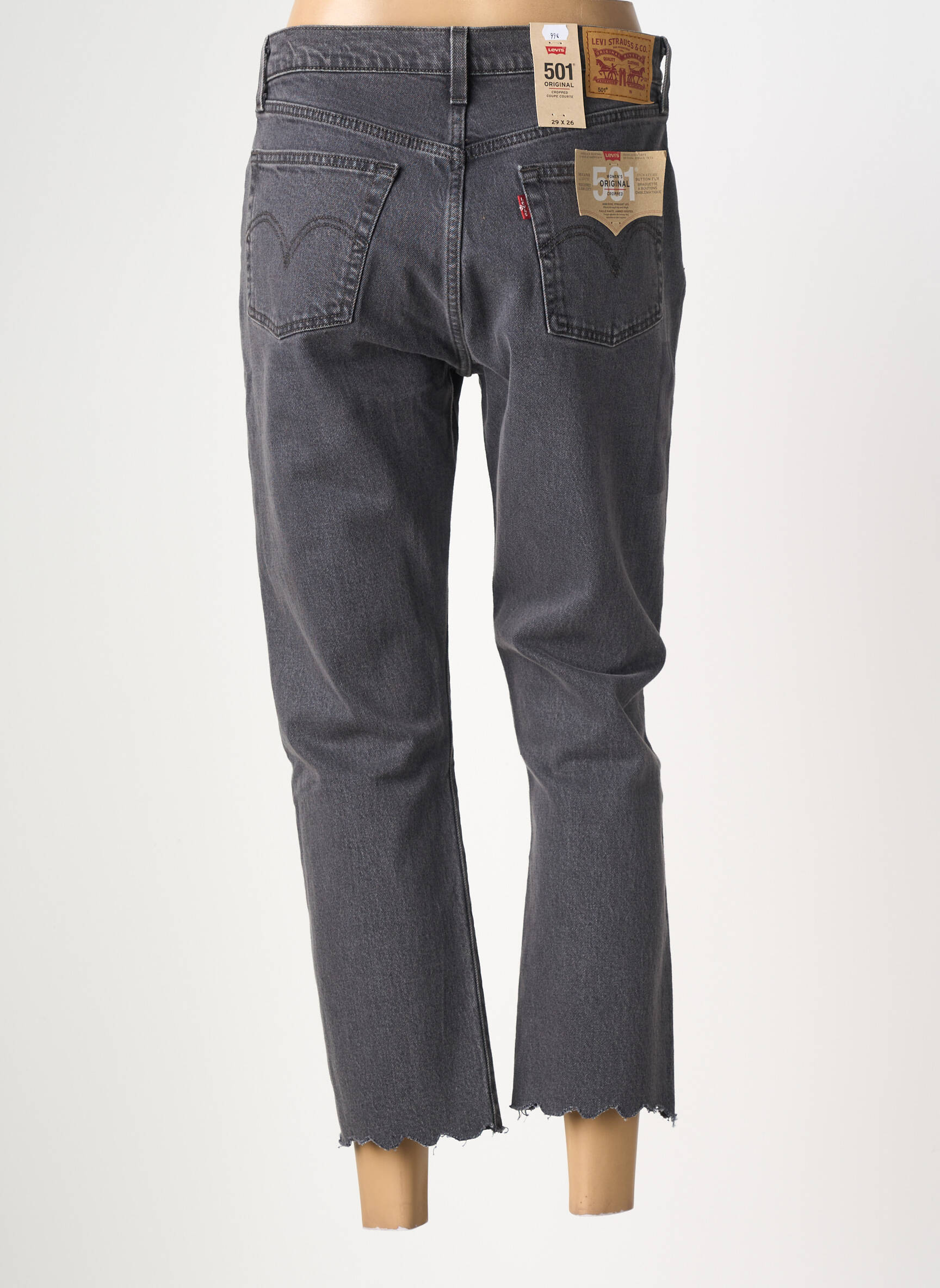 Blugi cu croială dreaptă elasticitate mărime normală negru LEVI'S femeie