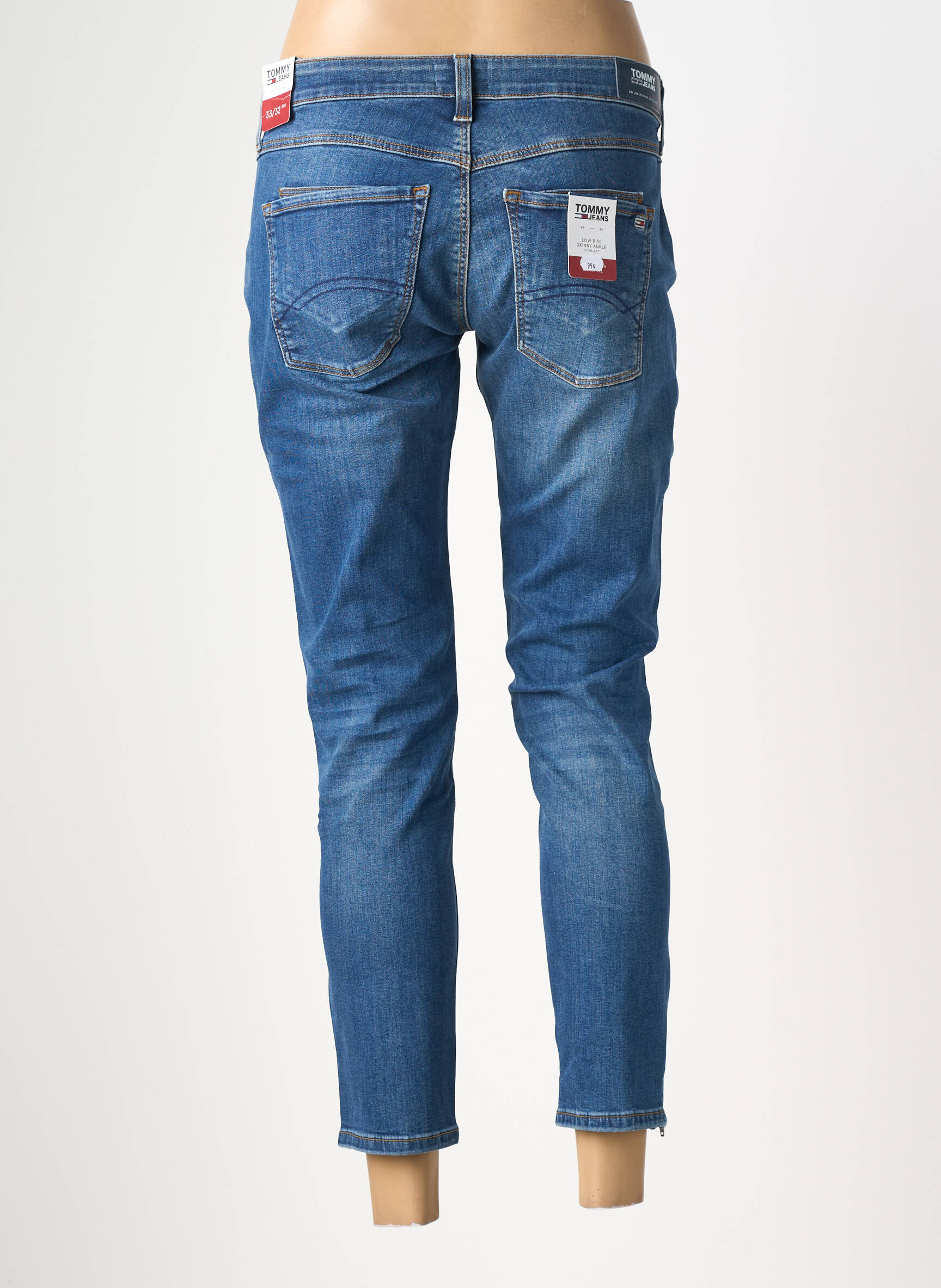 Blugi skinny mărime normală mărime normală albastru TOMMY HILFIGER femeie