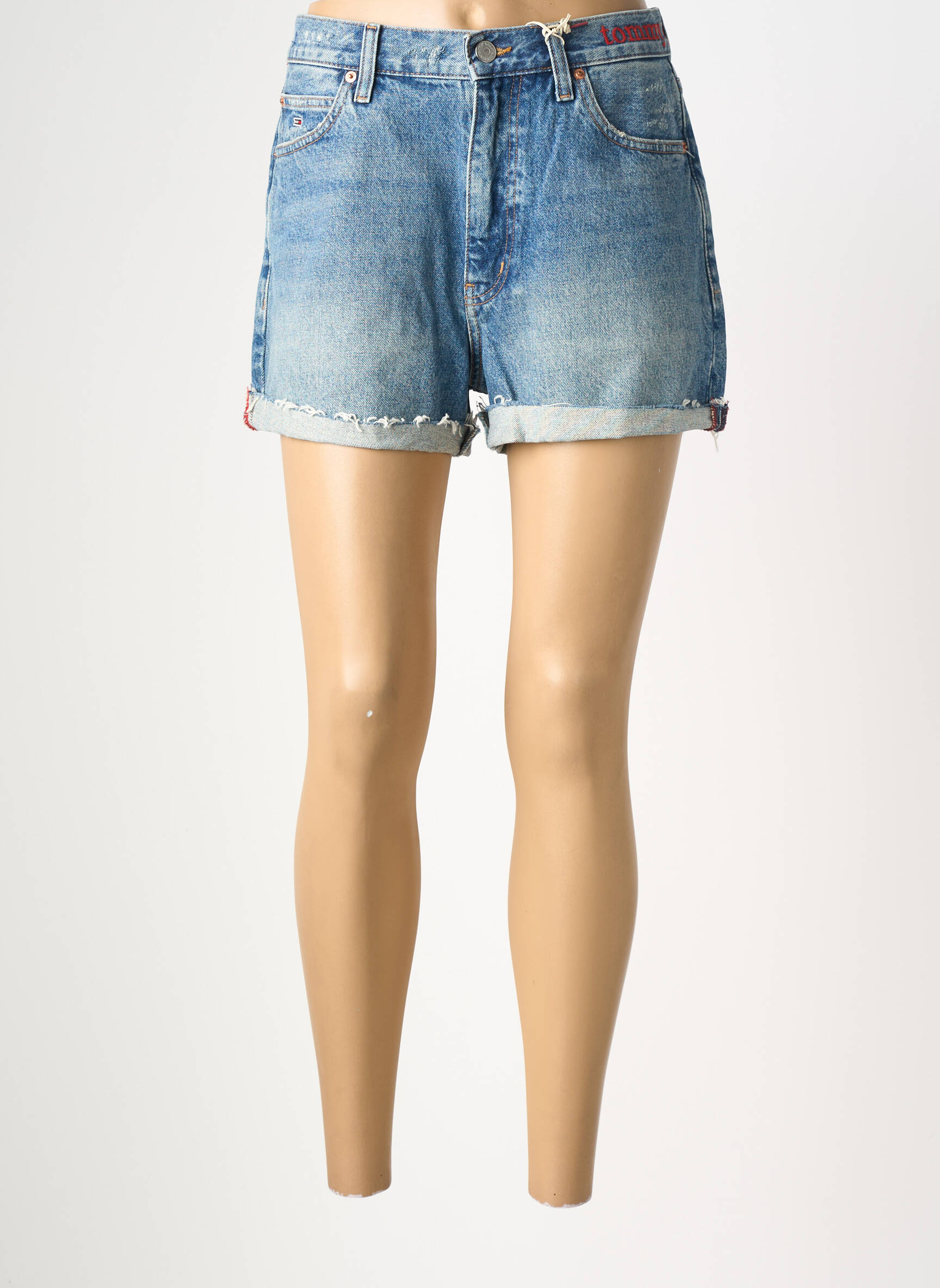 Șort țesătură denim mărime normală albastru TOMMY HILFIGER femeie