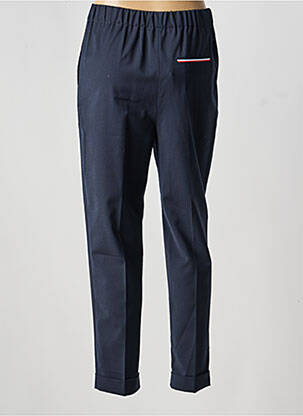 Pantalon slim talie elastică mărime normală albastru TOMMY HILFIGER femeie