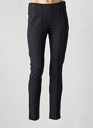 Pantalon slim elasticitate mărime normală negru LACOSTE femeie