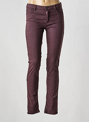 Pantalon slim mărime normală mărime normală violet TRUSSARDI JEANS femeie
