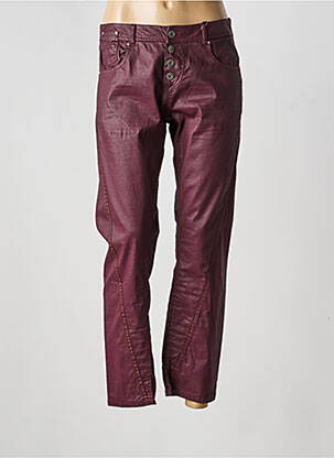 Pantalon drept elasticitate mărime normală violet ET COMPAGNIE femeie